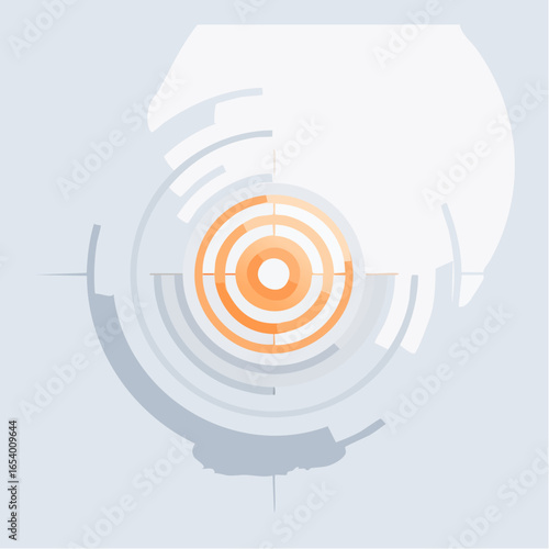 Concentration State of Mind Illustration
