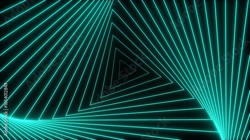 Colourful digital triangle background animation in 4k