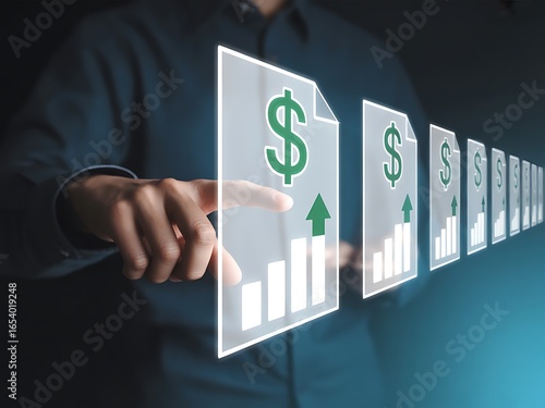 Finger Pointing at Holographic Financial Report Documents