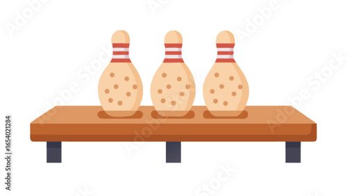 Download bowling pins vector illustration for free bowling alley game sport equipment and recreation design