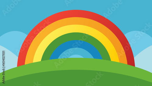 Discover a Landscape with a Perfectly Circular Rainbow Framing the Sky