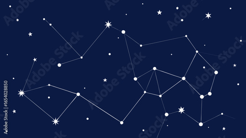 Discover a Sky Filled with Slowly Rotating Geometric Constellations