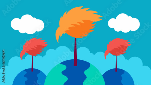 Explore a Unique World Featuring Giant Feathery Plum Trees and Lush Scenery