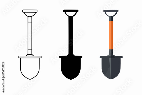 garden tools vector illustration