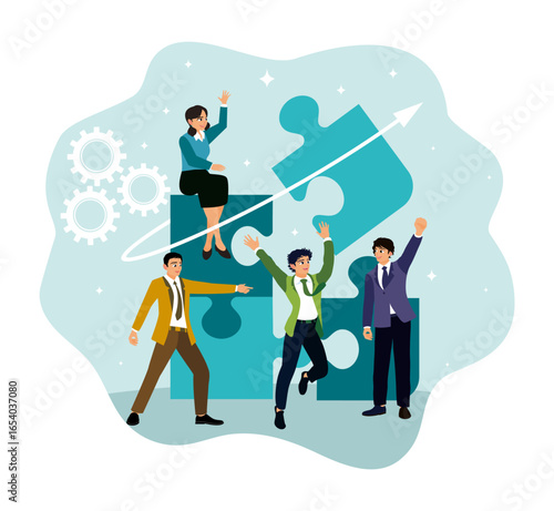 Employee involvement in solving problems in the office.