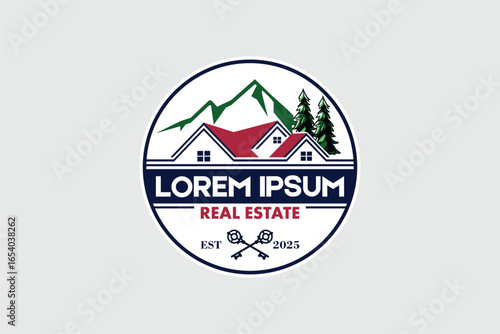 Reside Real estate logo collection Pro Vector image template