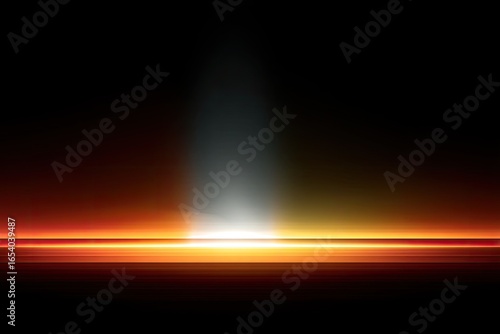 Abstract sunrise/sunset graphic