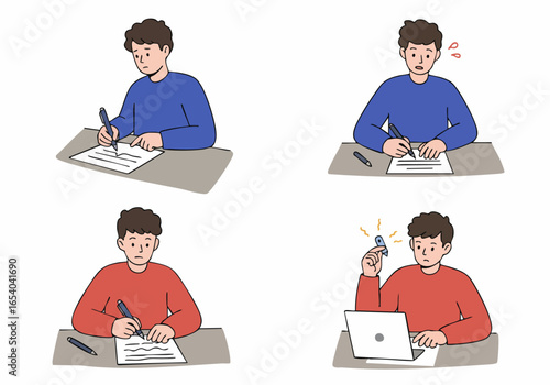 Student's Academic Journey: Focus, Stress, and Unexpected Hurdles