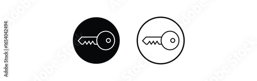 key lock icon , access account login password icons 