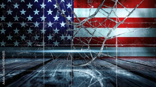 Wallpaper Mural This striking visual represents the fragility of trade deals in the current economy. Torontodigital.ca