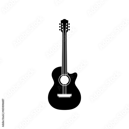 Simple leaf line art icon. Minimalist black and white drawing of a plant leaf, symbol of nature, ecology, and growth.