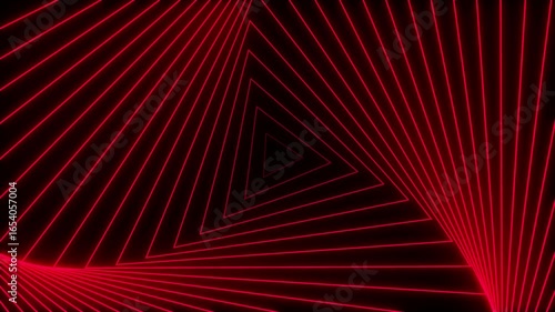 Colourful digital triangle background animation in 4k
