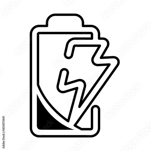 Charging battery icon