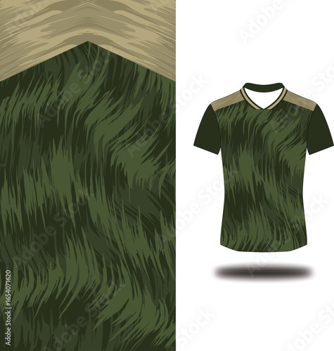 sport jersey design military color background