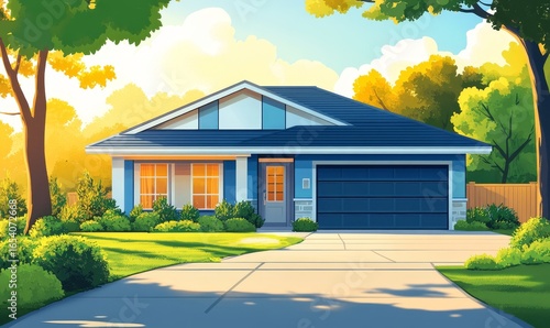 guide for first-time homebuyers, offering helpful information and tips in a visual format, ideal for real estate advertisements or educational content, Generative AI