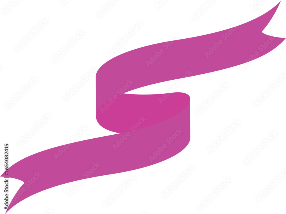 vector illustration of pink ribbon for design vector illustration of pink ribbon for design
