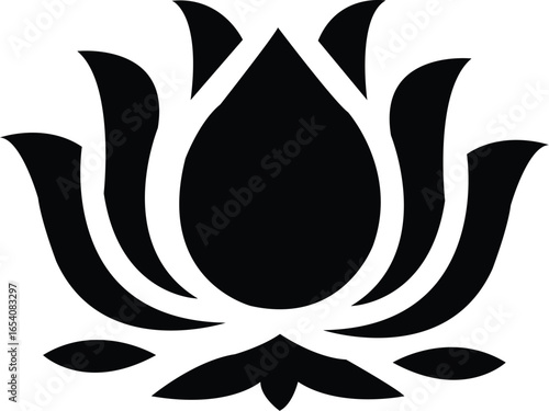 collection of traditional thai and buddhist floral and flame like patterns  stock vector