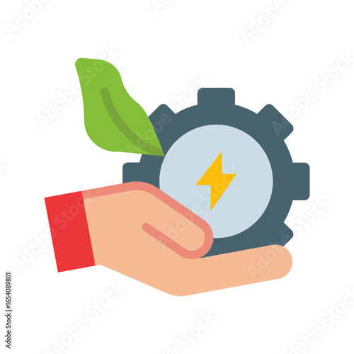 Sustainable tools icon vector image. Suitable for mobile apps, web apps and print media.
