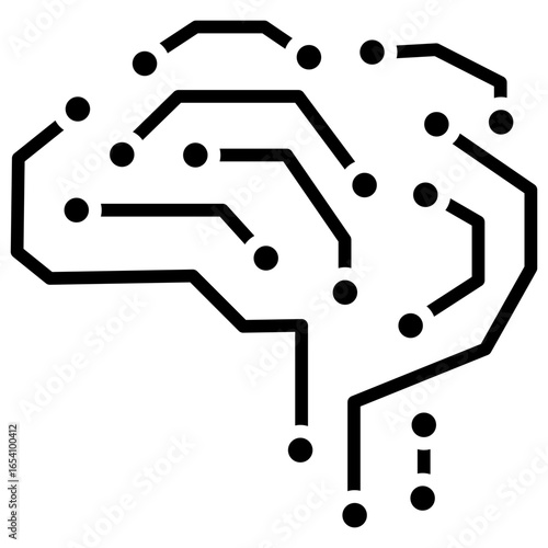 Neural Networks Glyph Icon