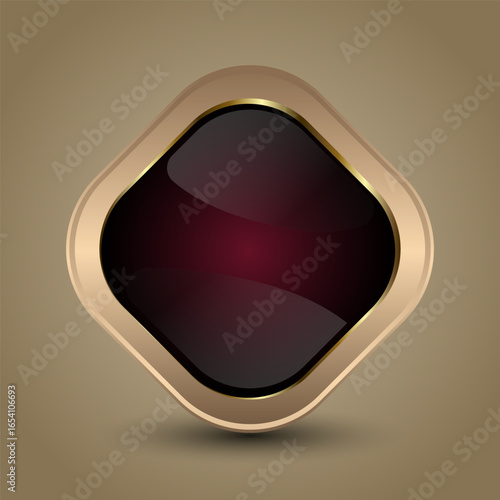 Premium button exudes exclusivity and luxury, the perfect for branding, digital interfaces, or high-end product identity. Vector illustration