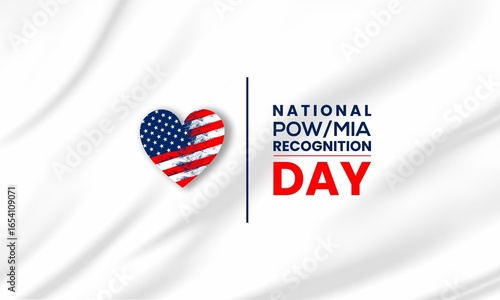 National POW MIA Recognition Day , vektor background banner