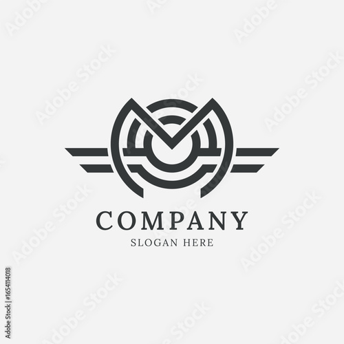 Modern Maze-Inspired Company Logo Vector Design