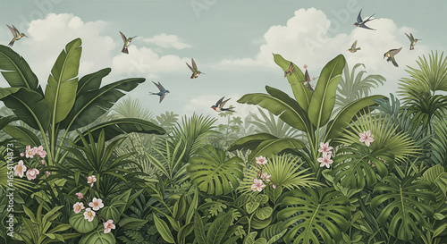 Lush Jungle Paradise