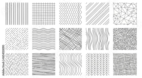 Seamless Vector Textures Abstract Patterns for Graphic Design and Backgrounds