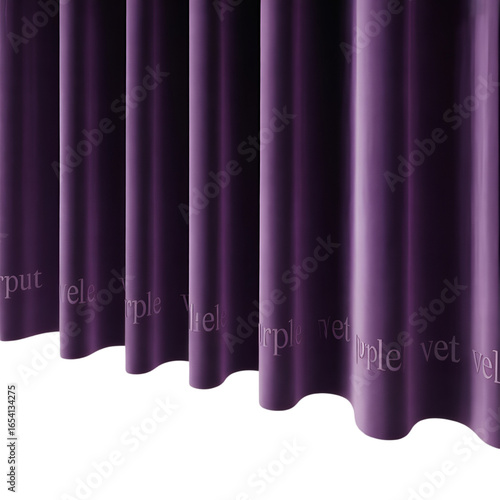 purple curtain background