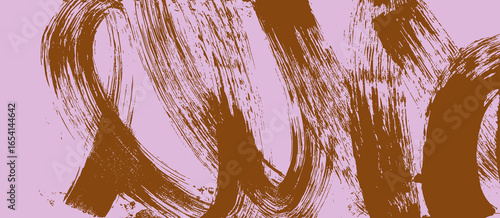Abstract paint texture. Distressed brush stroke in grunge style. Hand-drawn s...