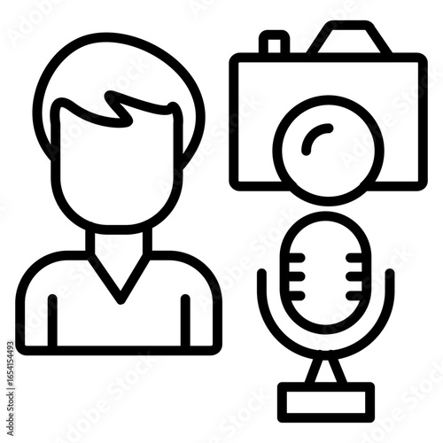 Vlogger Icon