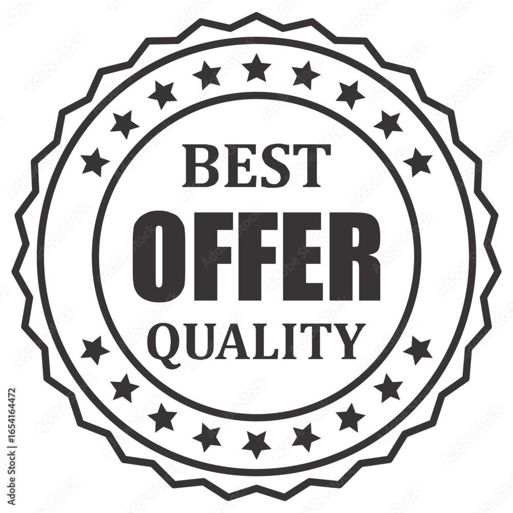 Fototapeta premium best quality badge Icon