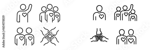Community members engage in various activities promoting support and connection among each other