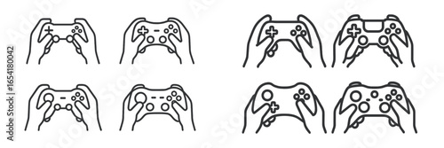 Different types of gaming controllers held by hands illustrating diverse gaming experiences and preferences