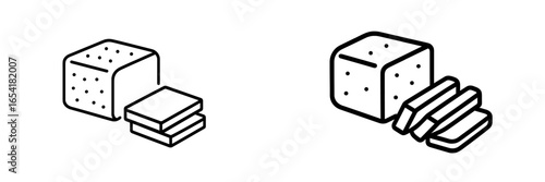 Different styles of cheese block and slices showing various ways to serve dairy products in culinary applications