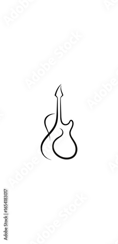 Abstract electric guitars design