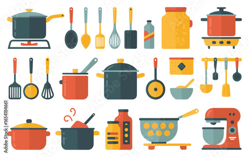 A vector collection of caviar and fish roe icons in solid and outline styles, featuring jars, bowls, spoons, fish, baskets, grinders, and serving dishes. Perfect for seafood restaurants, gourmet food 