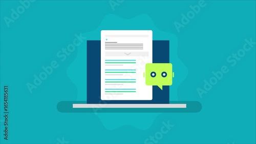Search engine AI chatbot generating summary for user query along with search results.