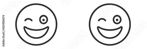 Joyful smiley faces in a fun vector illustration