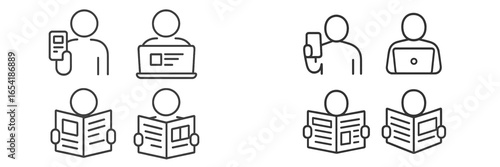 Digital communication and reading habits in modern lifestyle