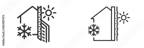 Effective home insulation design improves energy efficiency in winter