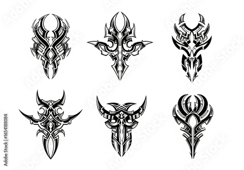 Biomechanical Tribal Set-1.eps