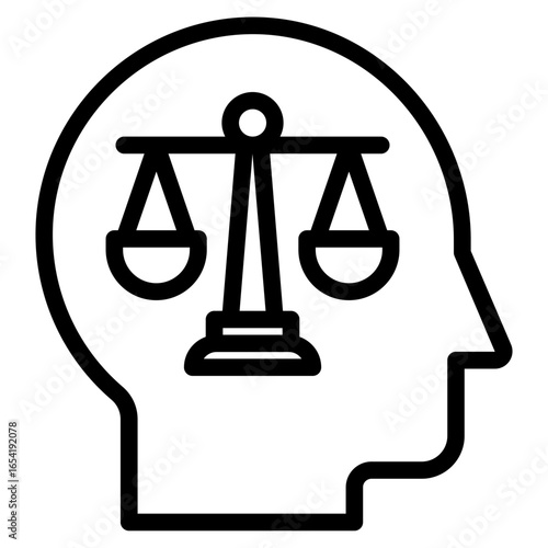 Hand justice icon vector illustration