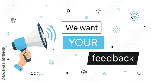 Get customer feedback with megaphone and announcement now