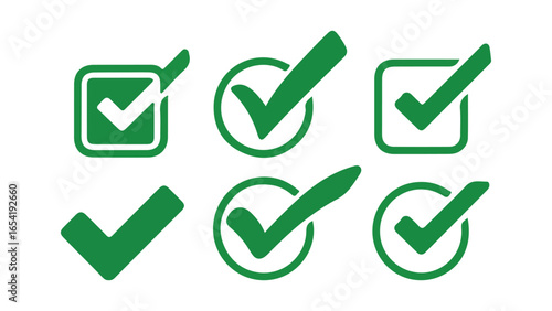 Simple checkmark icon design, vector illustration of the versatile checkmark icon