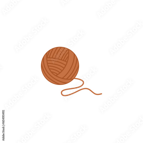 Ball of yarn vector illustration 