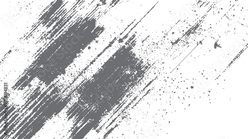 Grunge halftone brush texture. Distressed paint stroke background with abstract splatter effect. Rough vintage grunge overlay for design and art