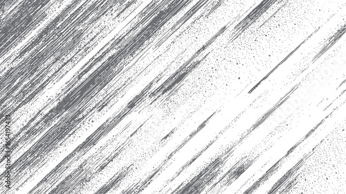 Diagonal grunge scratch and halftone texture background. Rough distressed streaks with scattered dots overlay. Abstract vintage worn surface design.