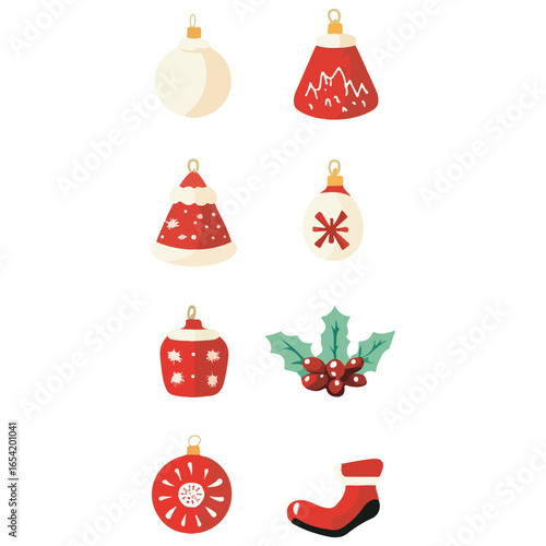 christmas, festival, vector, transparent background, xmas, icon, celebration, winter, surprise, pattern, merry, season, icons, christmas set