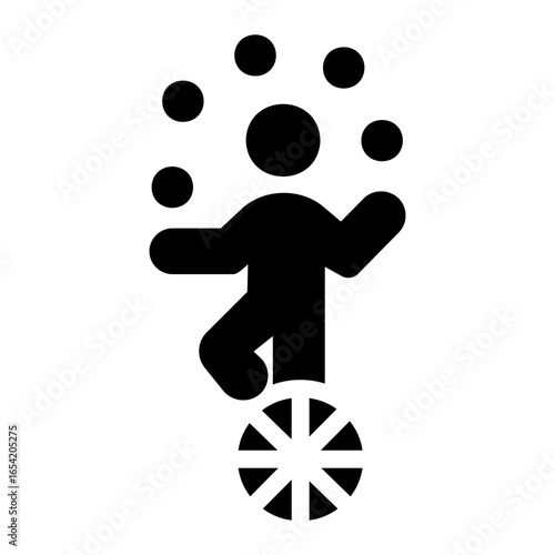 sircus performer Solid icon